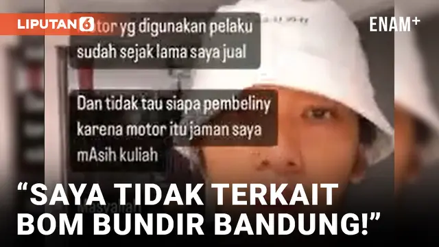 Pemilik Lama Motor Pelaku Bom Bunuh Diri Polsek Astana Anyar Buka Suara