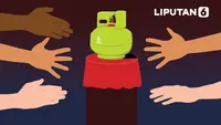 Banner Infografis Elpiji 3 Kg Langka di Beberapa Daerah. (Liputan6.com/Abdillah)