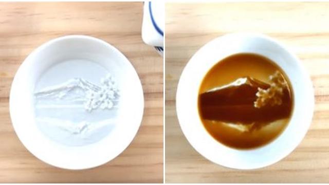 Unik, Piring Ini Akan Ciptakan Lukisan Saat Dituang Kuah Makanan