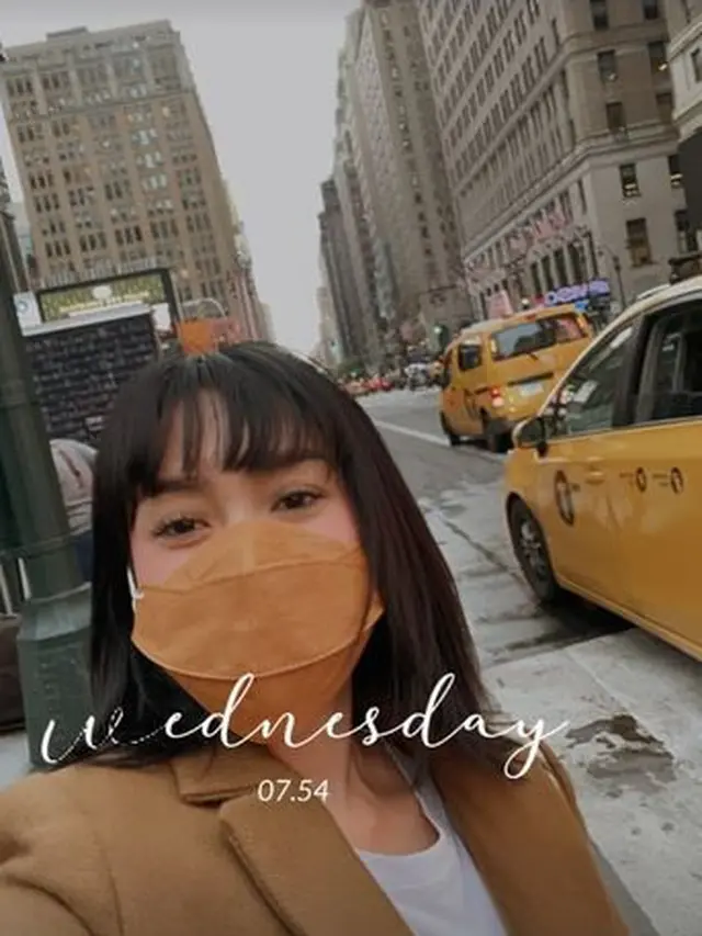 6 Potret Liburan Cita Citata di New York, Nikmati Waktu Sendiri
