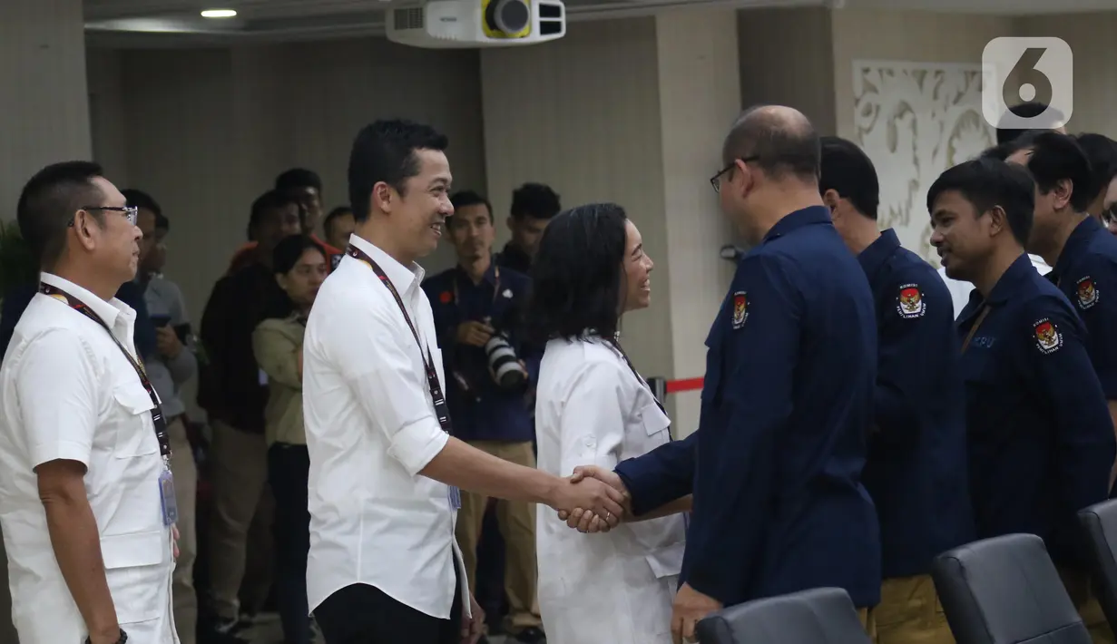 Gerindra menjadi parpol kesepuluh yang mendaftarkan bacaleg ke KPU RI. (Liputan6.com/Helmi Fithriansyah)