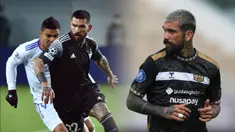Foto kolase pemain Dewa United. Dimitrios Kolovos (kanan) dan aksinya bersama Sheriff Tiraspol saat melawan Real Madrid di Liga Champions 2021/2022. (Bola.com/Bagaskara Lazuardi dan AFP/Sergei Gapon).