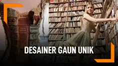 Desainer Ini Bikin Gaun dari Buku Hingga Arloji