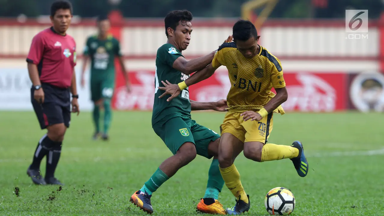 Babak Pertama, Bhayangkara FC Unggul atas Persebaya