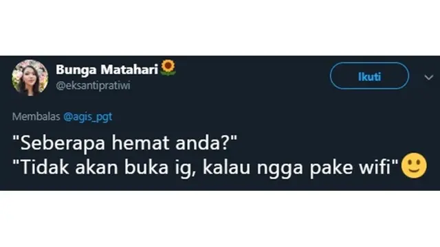 Ditanya Seberapa Hemat, 7 Jawaban Netizen Ini Bikin Geleng Kepala