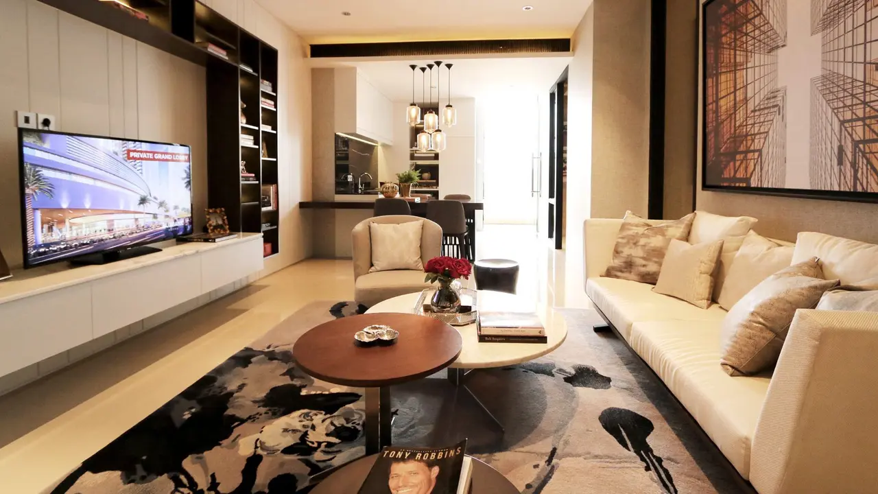Salah satu unit apartemen di Orange Country.