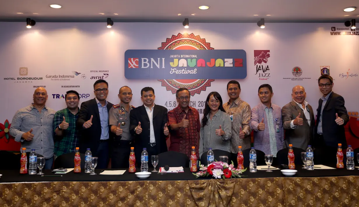 Jumpa pers Java Jazz Festival 2016 digelar di Hotel Borobudur, Jakarta Pusat, Rabu (2/3/2016). (Andy Masela/Bintang.com)