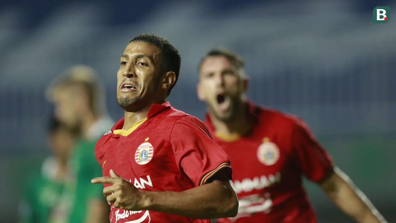 Foto: Yann Motta Bawa Persija Unggul Sementara atas PSS di Pertandingan BRI Liga 1