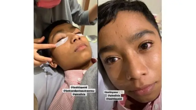 Lakukan Perawatan Bulu Mata, Ini 6 Potret Terbaru Betrand Peto Semakin Menawan