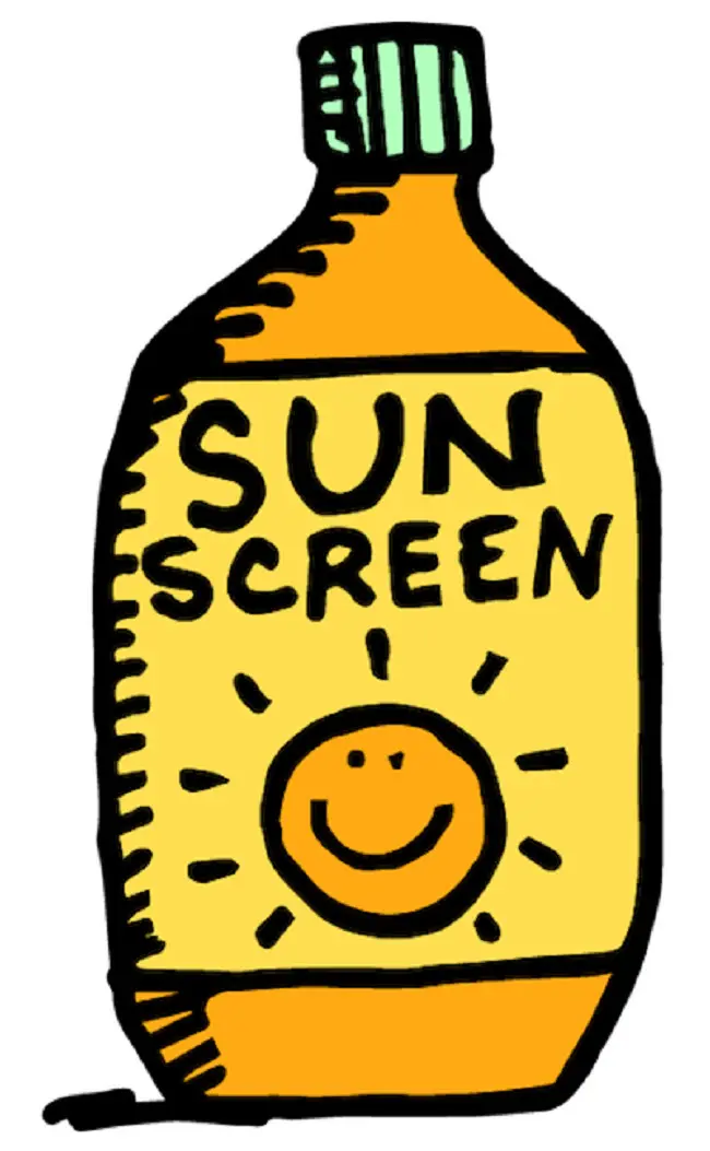 Ilustrasi sunscreen. (via. clipart panda)