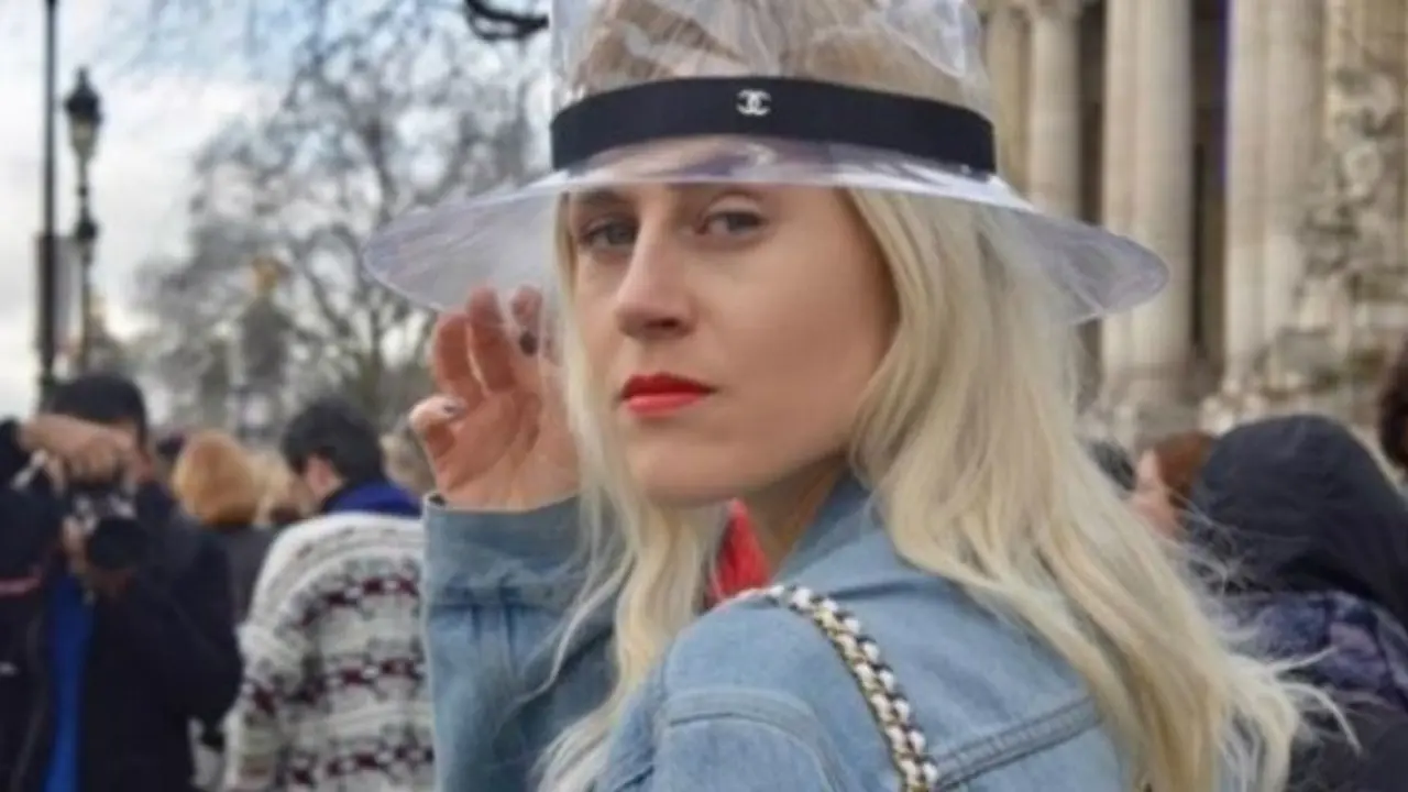 PVC & Grosgrain Transparent Hat (Instagram @styleinscandinavia)