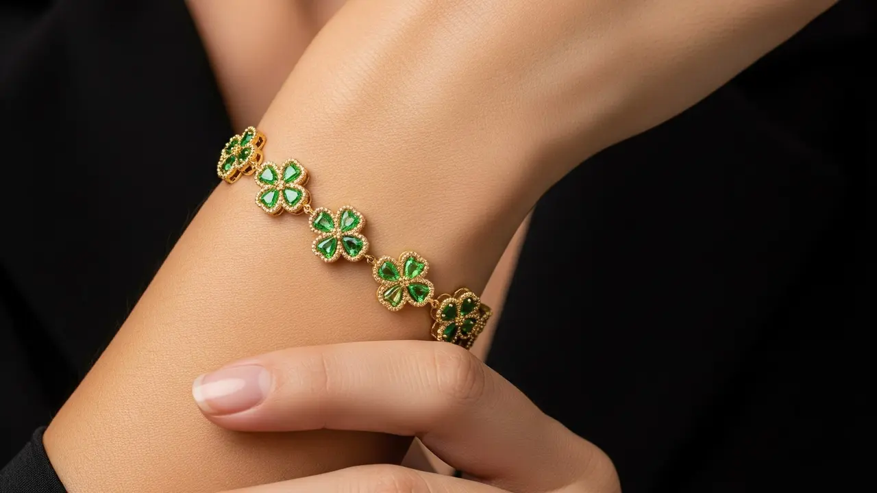 Gelang Clover Keberuntungan