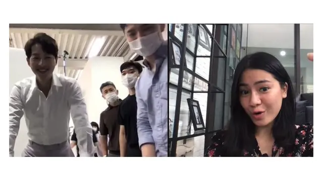 Ngidamnya Terpenuhi, Ini 6 Momen Felicya Angelista Video Call Bareng Song Joong Ki