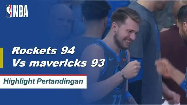 Cuplikan Pertandingan NBA : Rockets 94 vs Mavericks 9