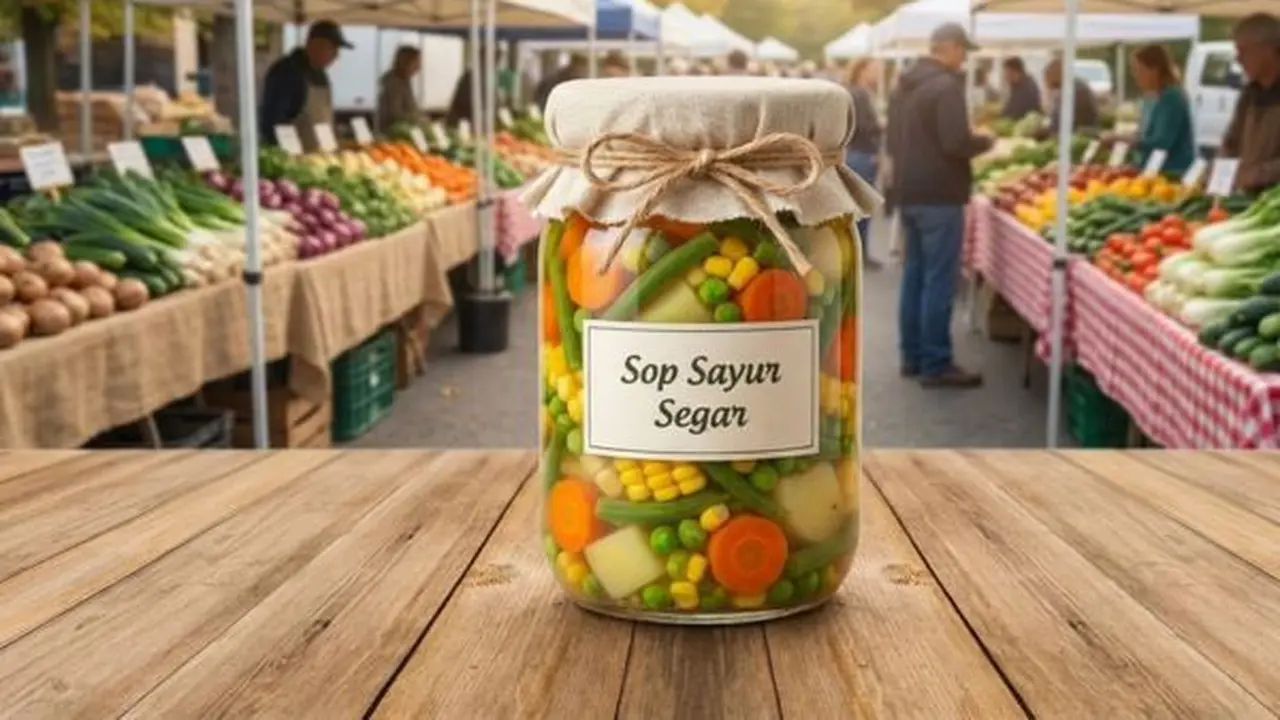 Ilustrasi Ide Jualan Sayur Berkuah Anti Basi/Gemini AI