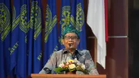 Menkopolhukam Mahfud MD saat menjadi pembicara di Universitas Udayana, Denpasar Bali, Selasa (10/10/2023). (Dok. Istimewa)