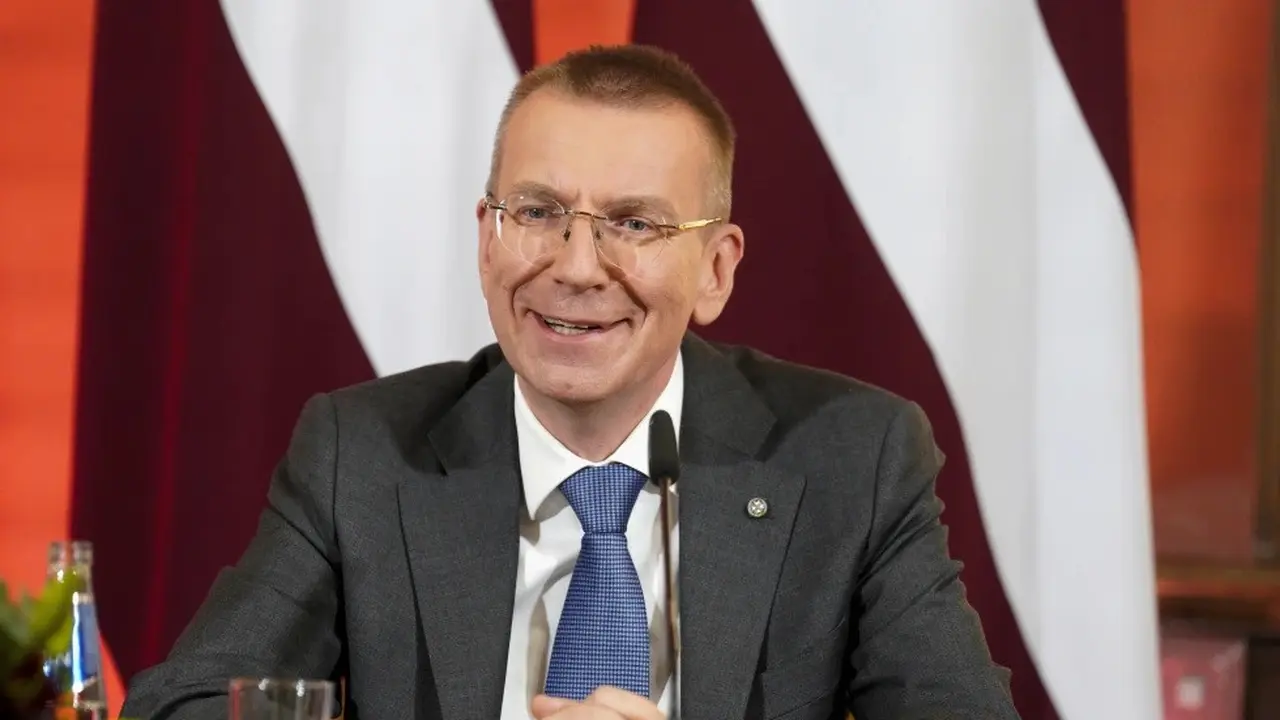 Edgars Rinkevics sah menjadi presiden gay pertama di Latvia. (File AP)