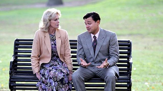 Leonardo DiCaprio andJoanna Lumley