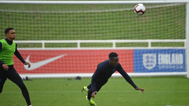 Intip Latihan Timnas Inggris Jelang Hadapi Spanyol