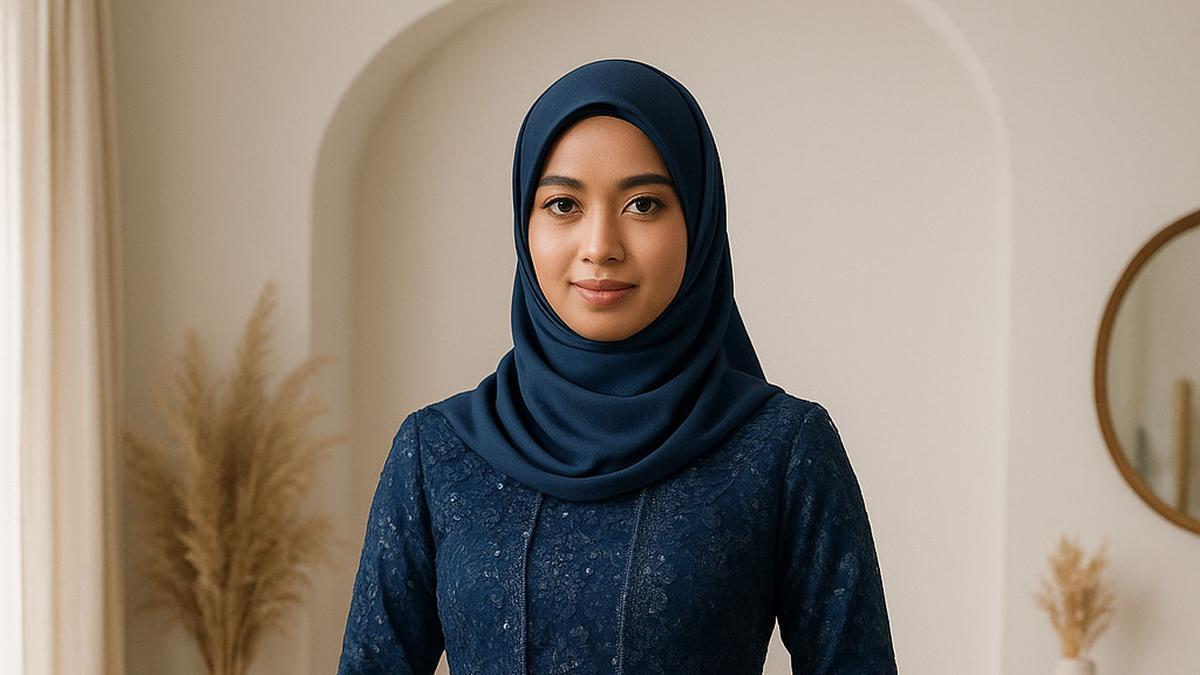 7 Rekomendasi Warna Kebaya untuk Hijaber Kulit Sawo Matang, Cerah hingga Gelap