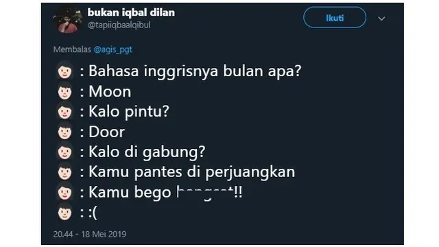 Plesetan Netizen Soal Gabungan Kata Bahasa Inggris ini Bikin Tepok Jidat