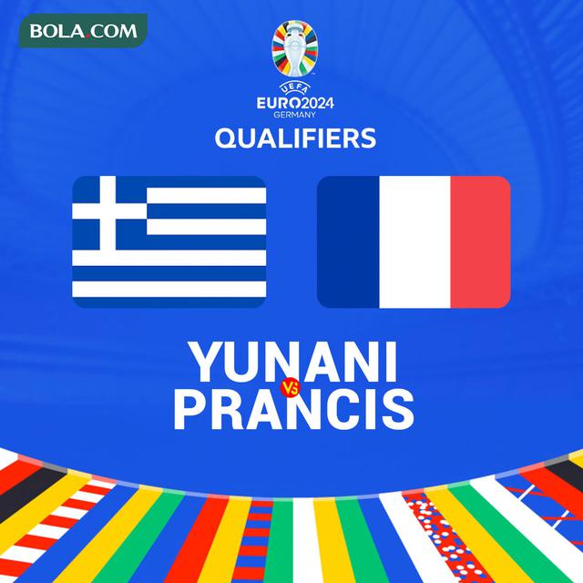 Kualifikasi Piala Eropa 2024 - Yunani Vs Prancis