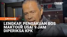 Pemilik Penyelenggara Ibadah Haji Khusus (PIHK) Maktour Travel, Fuad Hasan Masyhur, akhirnya selesai menjalani pemeriksaan di Gedung Merah Putih Komisi Pemberantasan Korupsi (KPK), Senin malam. Pemeriksaan berlangsung hampir sembilan jam dan dilakuka...