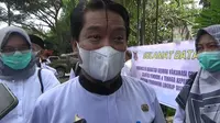 Kepala Dinas Kesehatan Sulawesi Barat dr Asran Masdy (Liputan6.com/Abdul Rajab Umar)