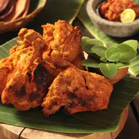 Ilustrasi ayam bakar bumbu padang./Copyright shutterstock.com/g/AriyaniTedjo