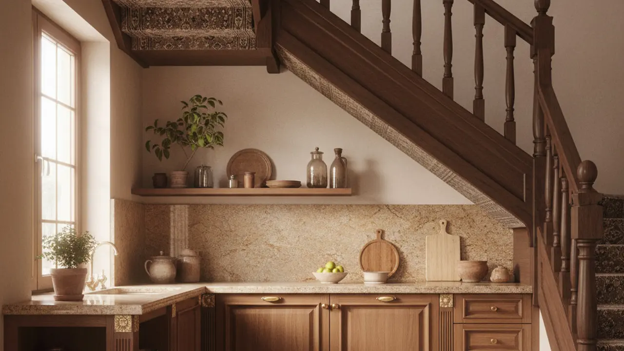 Model Dapur Minimalis Bawah Tangga