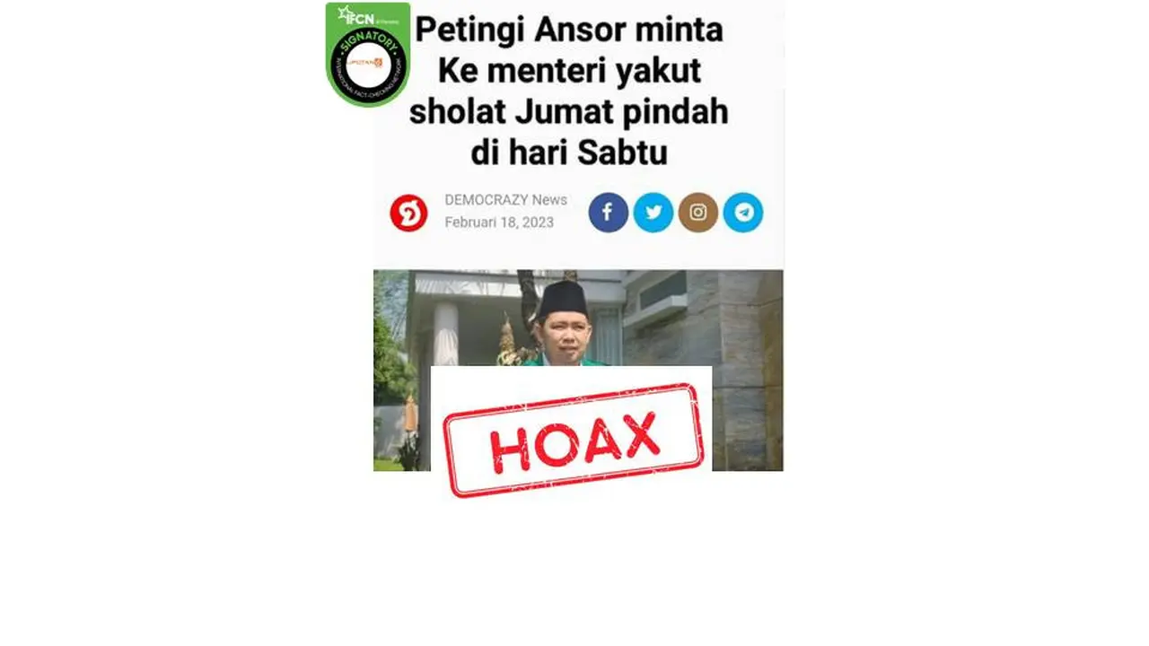 Cek Fakta Ansor