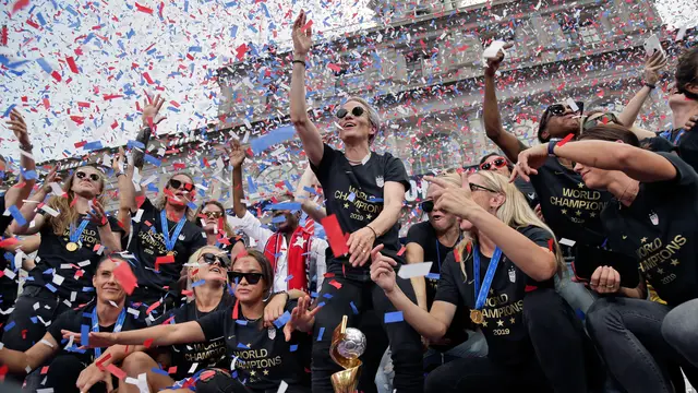Parade Kemenangan Timnas Sepak Bola Wanita Amerika Serikat