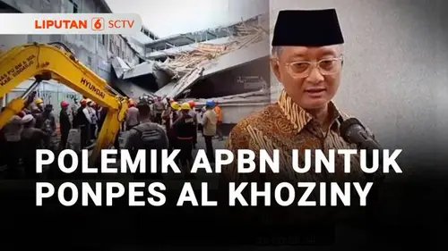 VIDEO: Rencana Penggunaan APBN untuk Membangun kembali Ponpes Al Khoziny Tuai Pro dan Kontra
