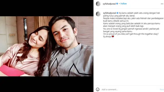 Syifa Hadju Beri Dukungan ke Rizky Nazar, Ini 7 Potret Kebersamaan Keduanya