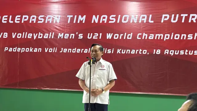 Pelepasan Timnas Voli Putra U-21
