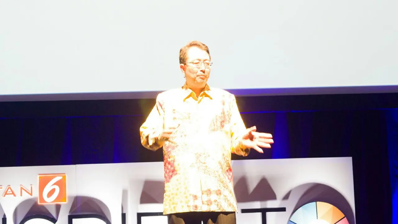 Tung Desem Waringin saat menjadi Narasumber Inspirato