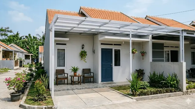 Desain Teras Rumah Subsidi