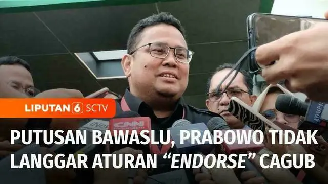 VIDEO: Bawaslu Putuskan Prabowo Tak Bersalah Terkait Video Dukungan untuk Cagub