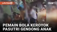 Insiden pengeroyokan viral di media sosial melibatkan sejumlah pemuda dan pasutri. Para pemuda berkostum pemain sepak bola ramai-ramai mengeroyok pasutri. Bahkan pasutri dikeroyok dalam kondisi menggendong sang anak.