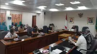 Tim Percepatan Ekspor Provinsi Maluku melakukan rapat terbatas yang langsung dipimpin Assisten III Provinsi Maluku
