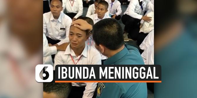 VIDEO: Sedih, Calon Prajurit TNI Terima Kabar Ibunda Meninggal