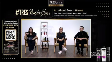Kembali Bahas Soal Hairstyling, TRESemmé Masterclass Terbaru Bagikan Tips Gaya Rambut Beach Waves ala Bintang Hollywood