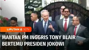VIDEO: Mantan Perdana Menteri Inggris, Tony Blair, Mendatangi Istana Presiden Jakarta
