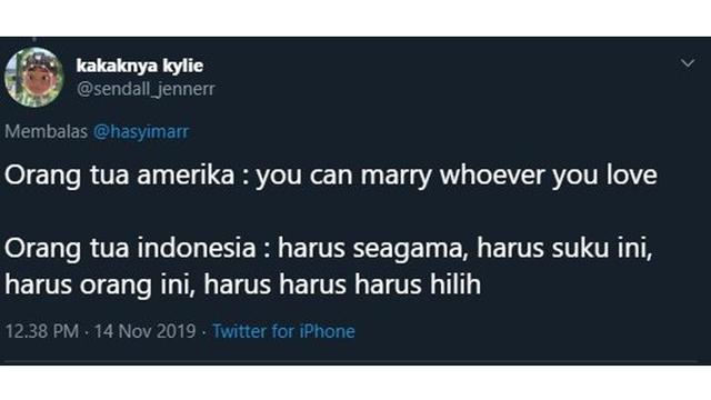 5 Perbedaan Orang Tua Amerika dan Indonesia ala Netizen Ini Benar Adanya