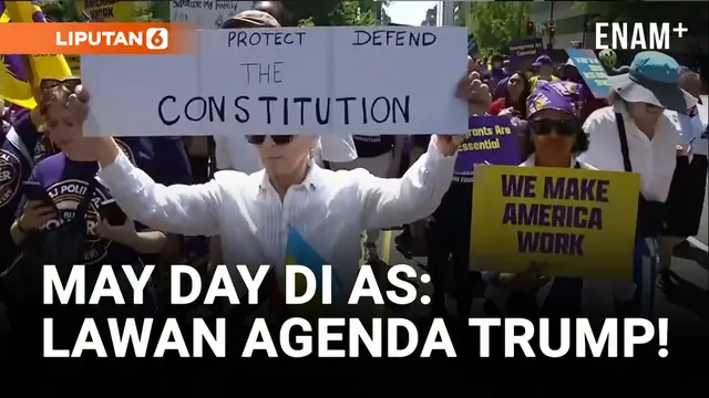 Ribuan Orang Turun ke Jalan di Washington dalam Aksi May Day!