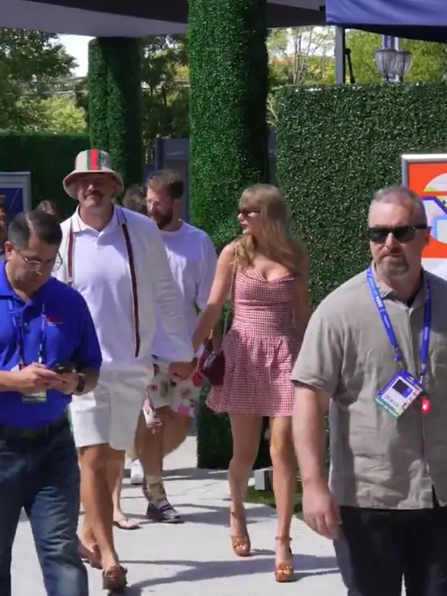 Taylor Swift dan Travis Kelce hadiri acara US Open (Instagram/@usopen)