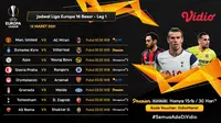 Babak 16 besar Liga Europa 2020/2021 dapat disaksikan melalui live streaming SCTV di platform Vidio. (Dok. Vidio)