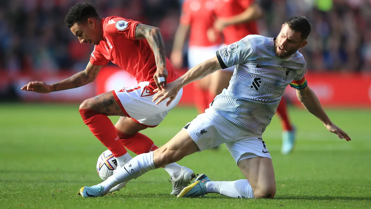 Nottingham Forest versus Liverpool.