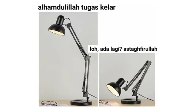 8 Potret Editan Foto Lampu Belajar Ala Netizen Ini Bikin Geleng Kepala