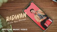 Single baru dari Ridwan LIDA bertajuk "Cinta Apa Adanya". (Sumber: YouTube/3D Entertainment)